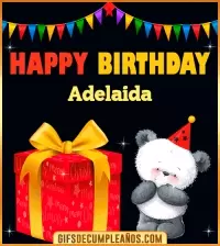 GIF Happy Birthday Adelaida